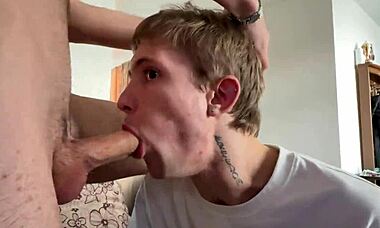 Wow! Fucked My Stepbrother in Mouth and Came Hard