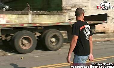 cute latino twink tries anal with german guy