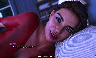 sharing a bed with my stepmom in this 3d hentai.