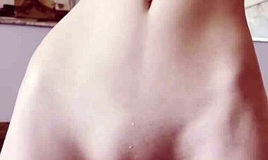 cute petite girl maiskii fingering my tight shaved pussy until i cum in homemade clip