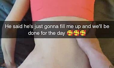 Cheating Amateur Yoga Milf Fucks Fitness Instructor on Snapchat - Cucked and Creampied