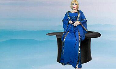 i'm the dark magician granny, masturbating solo with my dildo, ohh