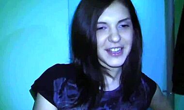 young girlfriend fucked hard in the stairwell