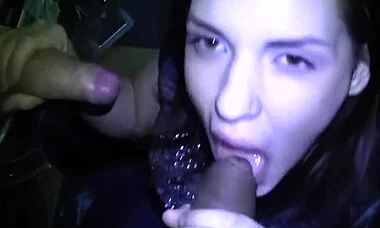 young girlfriend fucked hard in the stairwell