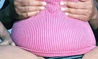 this indian girl showed off her juicy hairy pussy. her big boobs bounced in a steamy close-up scene.