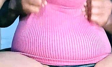 this indian girl showed off her juicy hairy pussy. her big boobs bounced in a steamy close-up scene.