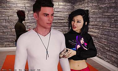 Being a Dik 166 - Twisters with Busty Redhead and Sexy Latina