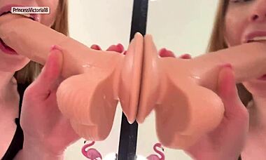 omg, his huge cock slipped right into my pussy after that blowjob 😍