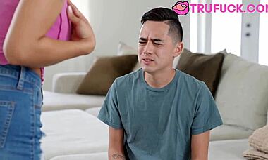 Stepsis Hailey Rose Fears Spiders in Hilarious Scene with Juan El Caballo Loco