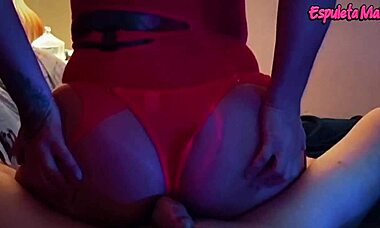 i'm a brazilian brunette smokin' and blowin' smoke on my frend's dick