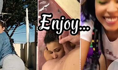 i'm a brazilian brunette smokin' and blowin' smoke on my frend's dick