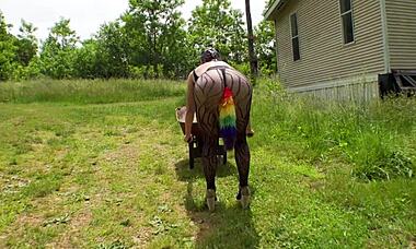 43yo Wife Shows Off Anus with Buttplug and Dripping Toys in Public Compilation