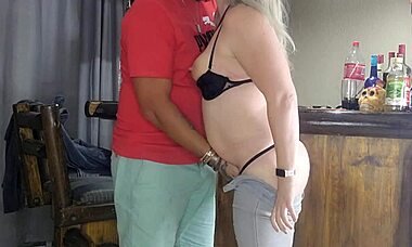 I'm fucking my best friend's wife while he's at work, so hot!