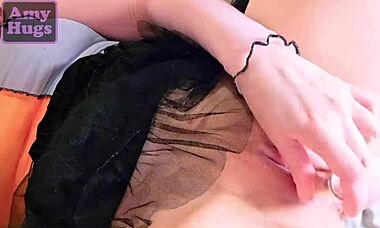 did you see me masturbate with his cum?