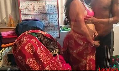 Indian bride crazy fucks husband in saree with big ass orgasm