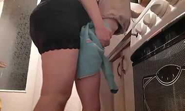 i waited for the house to clear before banging my stepdaughter hard. her big tits bounced with every thrust.