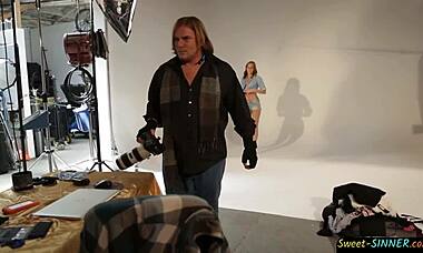 Teen Model Screws Photographer!