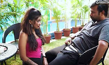 Cute Desi Indian Stepdaughter Punished by Stepfather for Dating Boyfriend