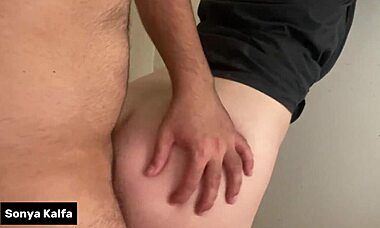 My Best Friends Nailed My Arab Hijab Stepmom in a Wild Hard Session