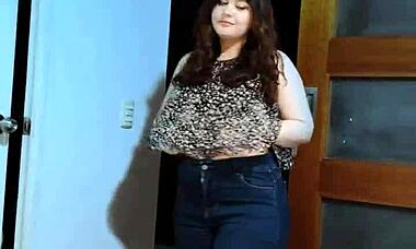 Cute Chubby Latina Girl Rides Your Cock In Her Bedroom POV Style