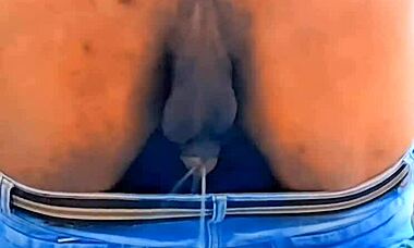 Pornashubby Masturbates Solo in Bathroom After Rounds