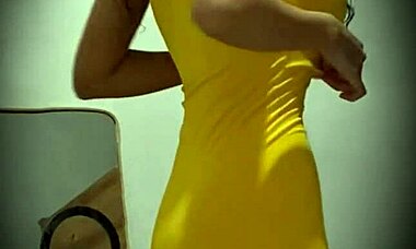 I’m Obsessed With This Colombian Model’s Perfect Tits On Hidden Cam!