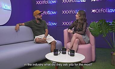 The incredible story of soldier actor Vergon in BBW casting. XXXFollow Sessions 8.