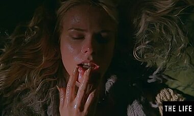 Stunning Blonde Drenches Herself In Sweat While Masturbating To Intense Orgasm