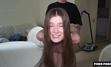 fit teen 18+ moans while riding big cock in doggystyle
