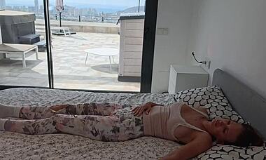 Cute Brunette with Tight Wet Pussy Fucked Doggy Style