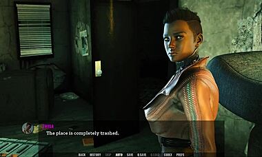 Kızıl saçlı çevirmenin sıkı amı sonsuz boşlukta sikiliyor, yoğun zevk hissediyor.