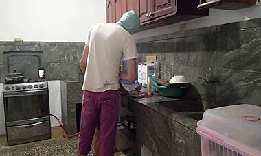 I Remove The Bait From My Stepbrothers Penis In The Kitchen I Gave Him A Luxurious Homemade Blowjob