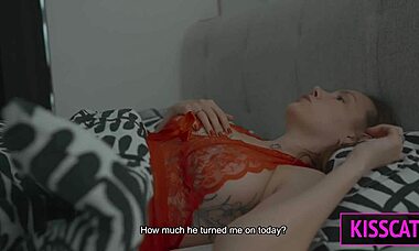 what happens when step mom and step son share a bed? lust takes over in explosive bedroom climax