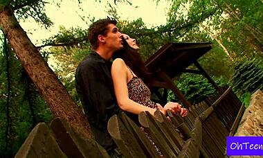 Kattie And Kristof Free Video First Time Outdoor