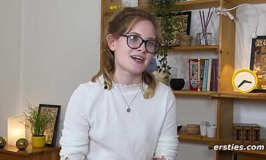 Ersties Luna Spoils Her Shaved Pussy With Dildo And Vibrator!