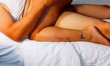 latina wife rides husband's friend while another records the cuckold action