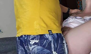 Random plumber fucking my tight wet pussy with his fingers until i squirt