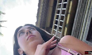 She asks, 'Want to see me eat a burger with cum on my face?'