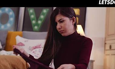 Anya Krey and Aisha Share Passionate Morning Lesbian Stepsister Sex!