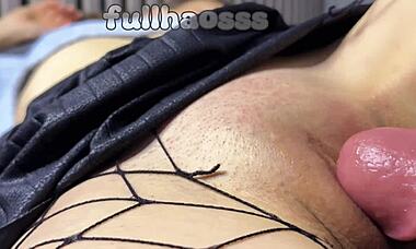 Closeup Fucking Shaved Asian Teen 18+ Pussy and Cum Inside