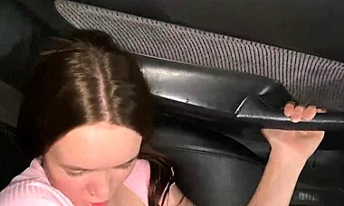 I never put panties in the car with my stepfather again, stepdaughter loves fucking daddy there.