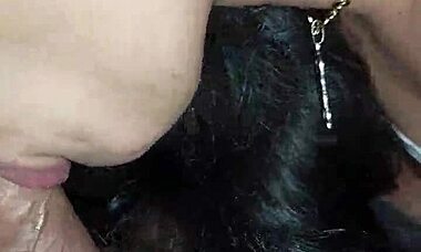 My mouth wetness perfect lube for orgasm ride