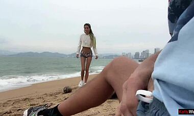 Public Dick Flashing Where I See You Jerking Off To Me And Want To Help You Cum