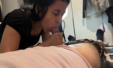 i love my horny neighbor letting me fuck her at home