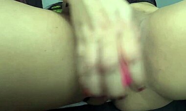 I couldn't hold back my heat and came deliciously in closeup pov with anal plug