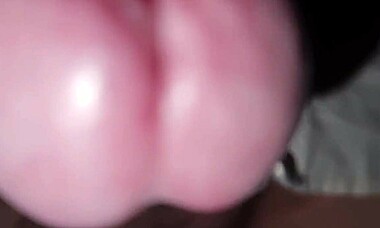 Ansima moans and cums huge cock - open mouth and drink my sperm