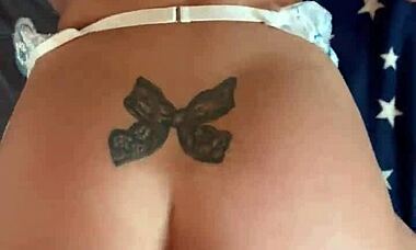 Homemade Quickie With Bimbo Wife In Lingerie!