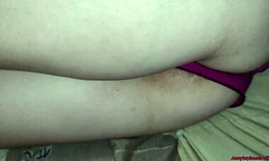 watch me touch her cute pussy but fuck only her tight little ass