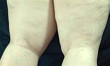 stranger fills my pussy with cum and i use it as lube for home masturbation, busty bbw cheating wife with big fat ass and natural tits