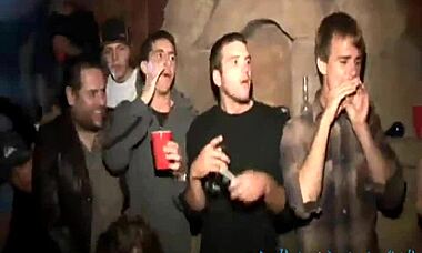 Party Dude Slams Cute Teenager Hard in Kitchen Chaos